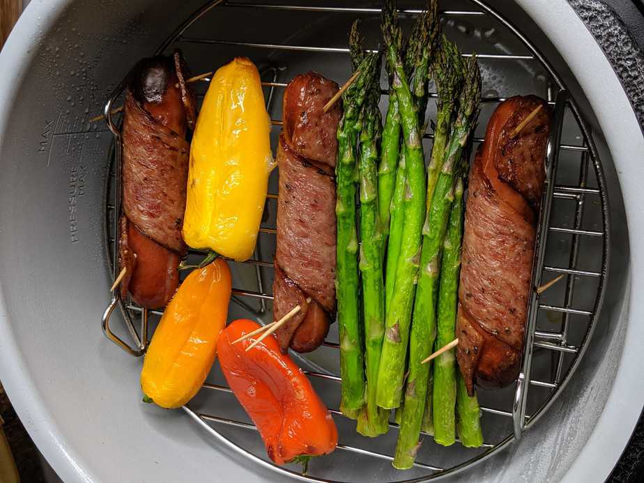 weight watchers bacon wrapped hot dogs