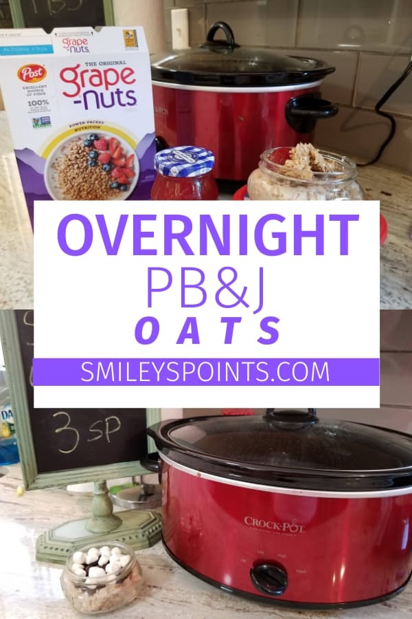 overnight PB&J oats