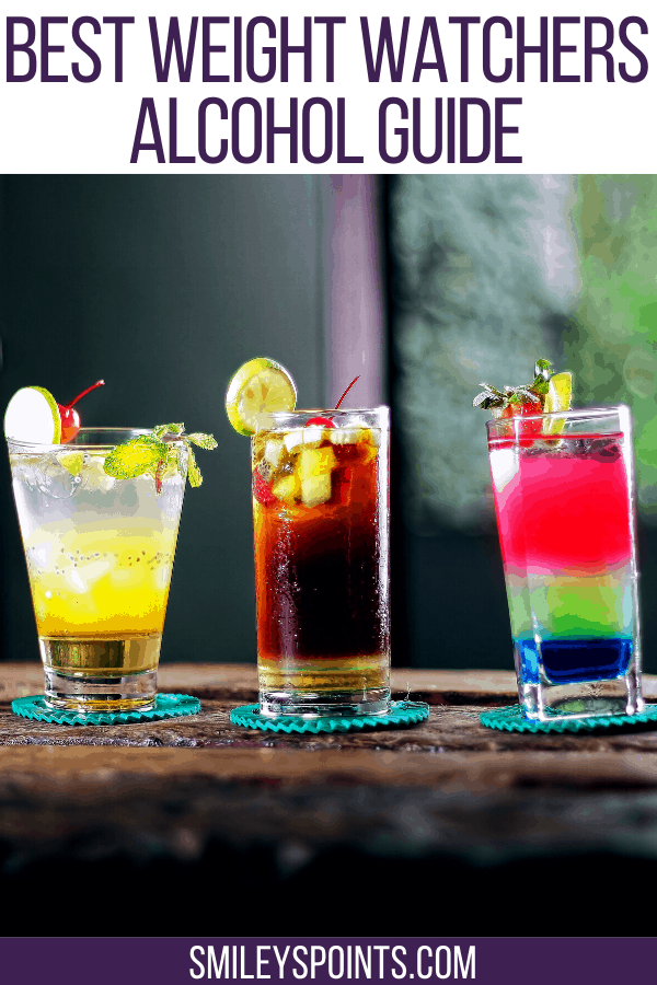 weight watchers alcohol drinks