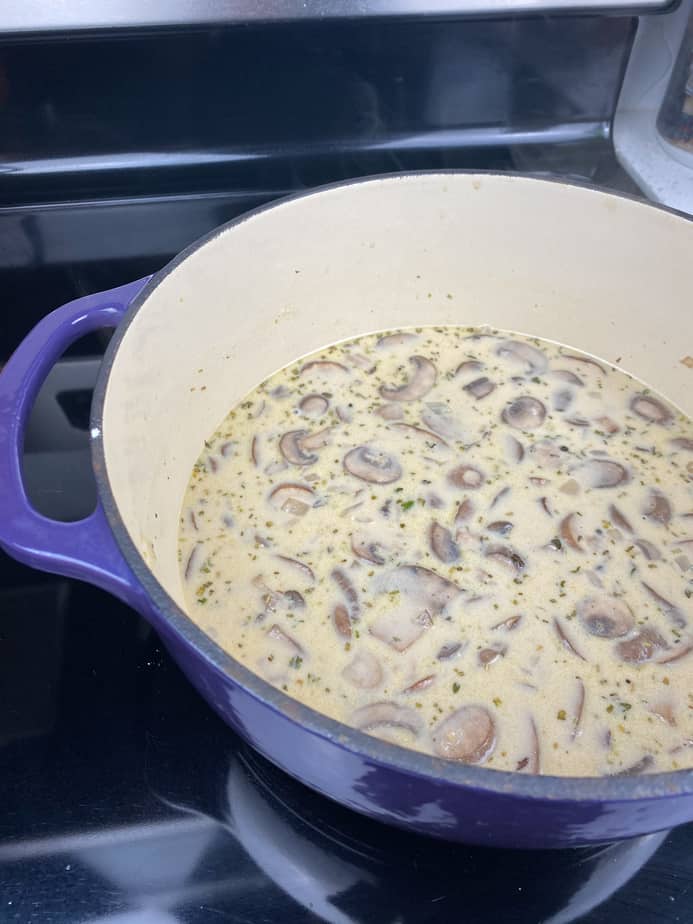Easy Cream of Mushroom Soup – Lightened Up!