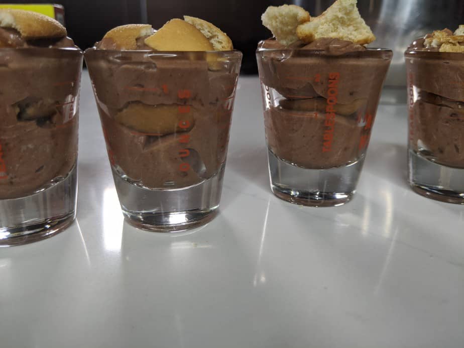 Espresso Chocolate mousse shots