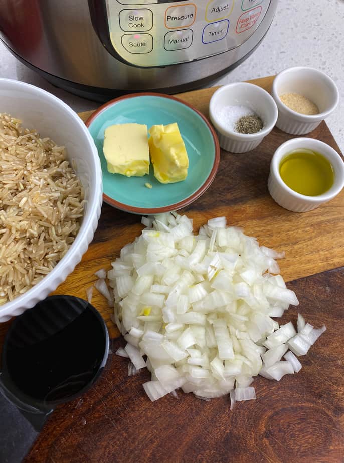 How to Make Instant Pot Rice & Mushrooms