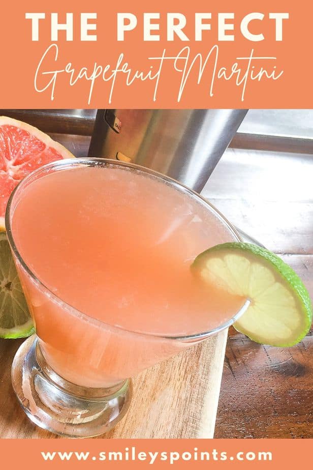 pink grapefruit martini