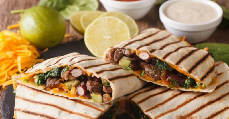 Beef and Cheddar Quesadillas