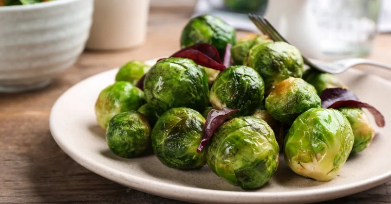 Roasted Brussels Sprouts with Balsamic Glaze