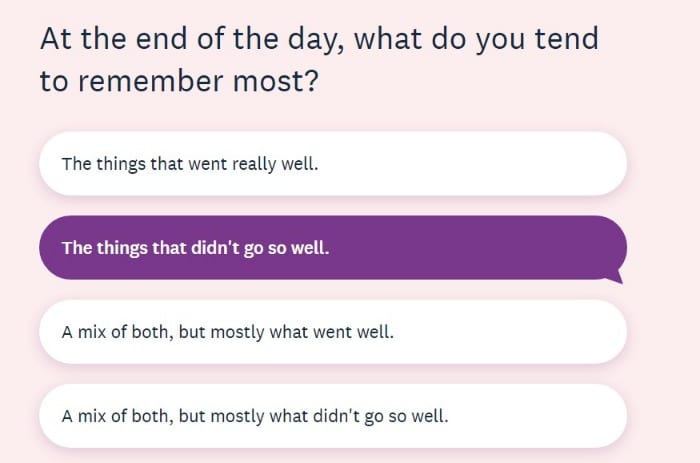 weight watchers assessment