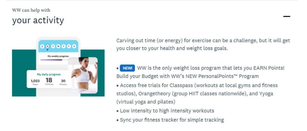 weight watchers classpass